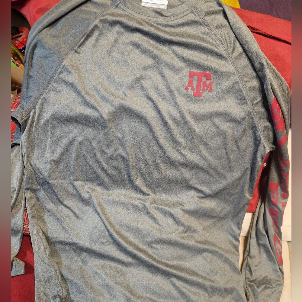 Unisex Texas A And M Columbia PFG Long Sleeve Tee
